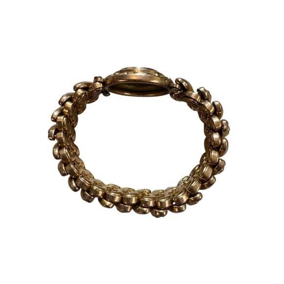 Vintage Monogram American Queen Childs Sweetheart Expansion Bracelet- 1930s RARE - Picture 10 of 10